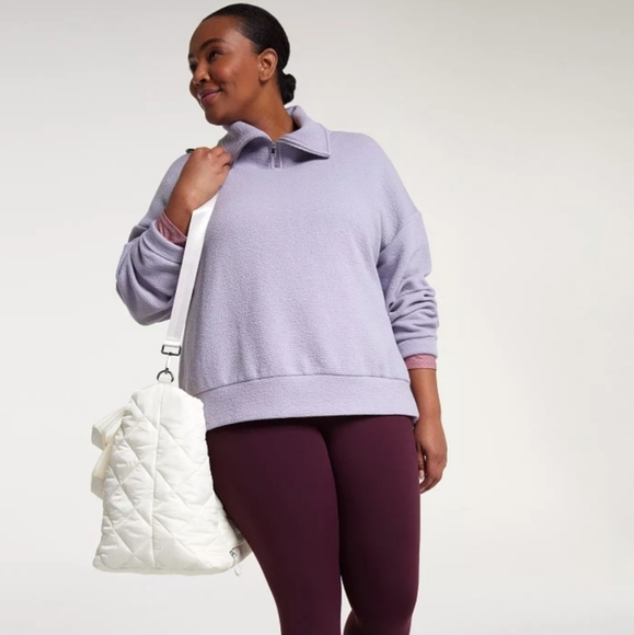 Calia by Carrie Underwood Elevate 1/4 Zip Pullover in Metal Lilly New Wi… - Picture 5 of 12